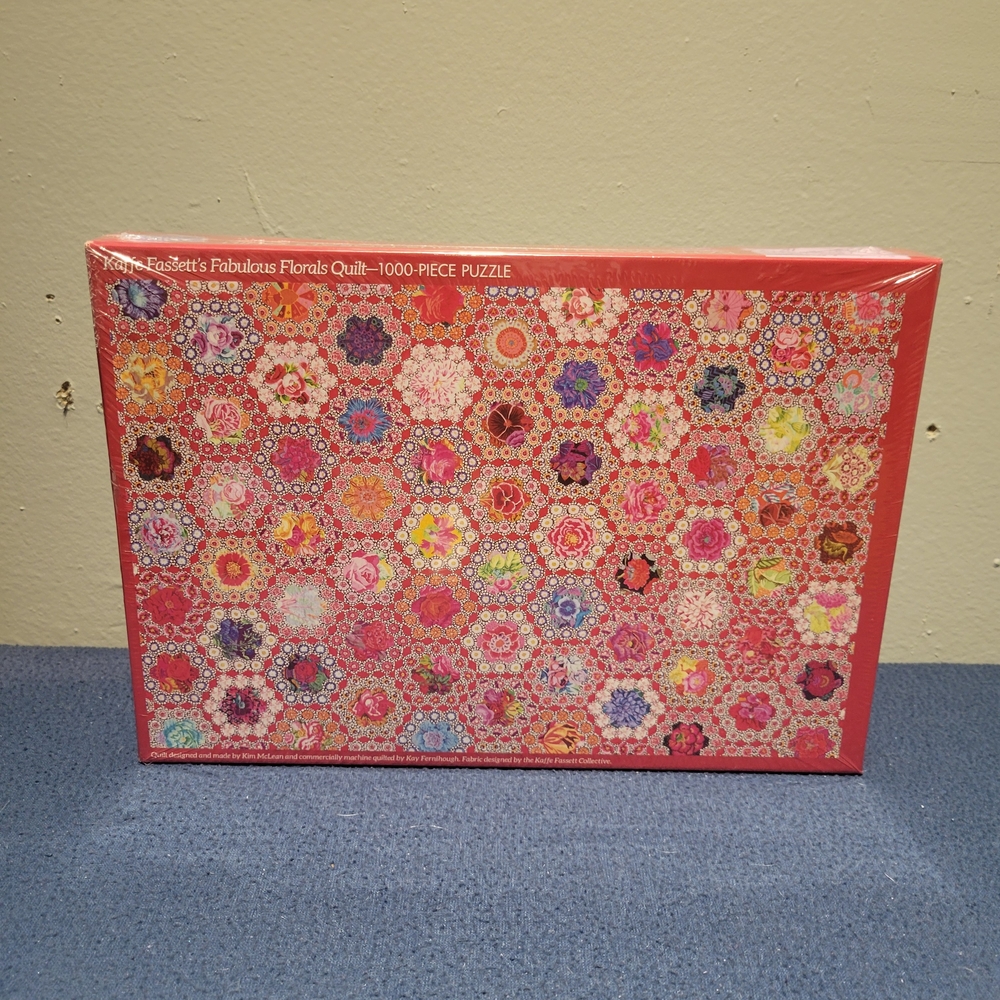 AFF Stitched Puzzles with Red and Purple Accents